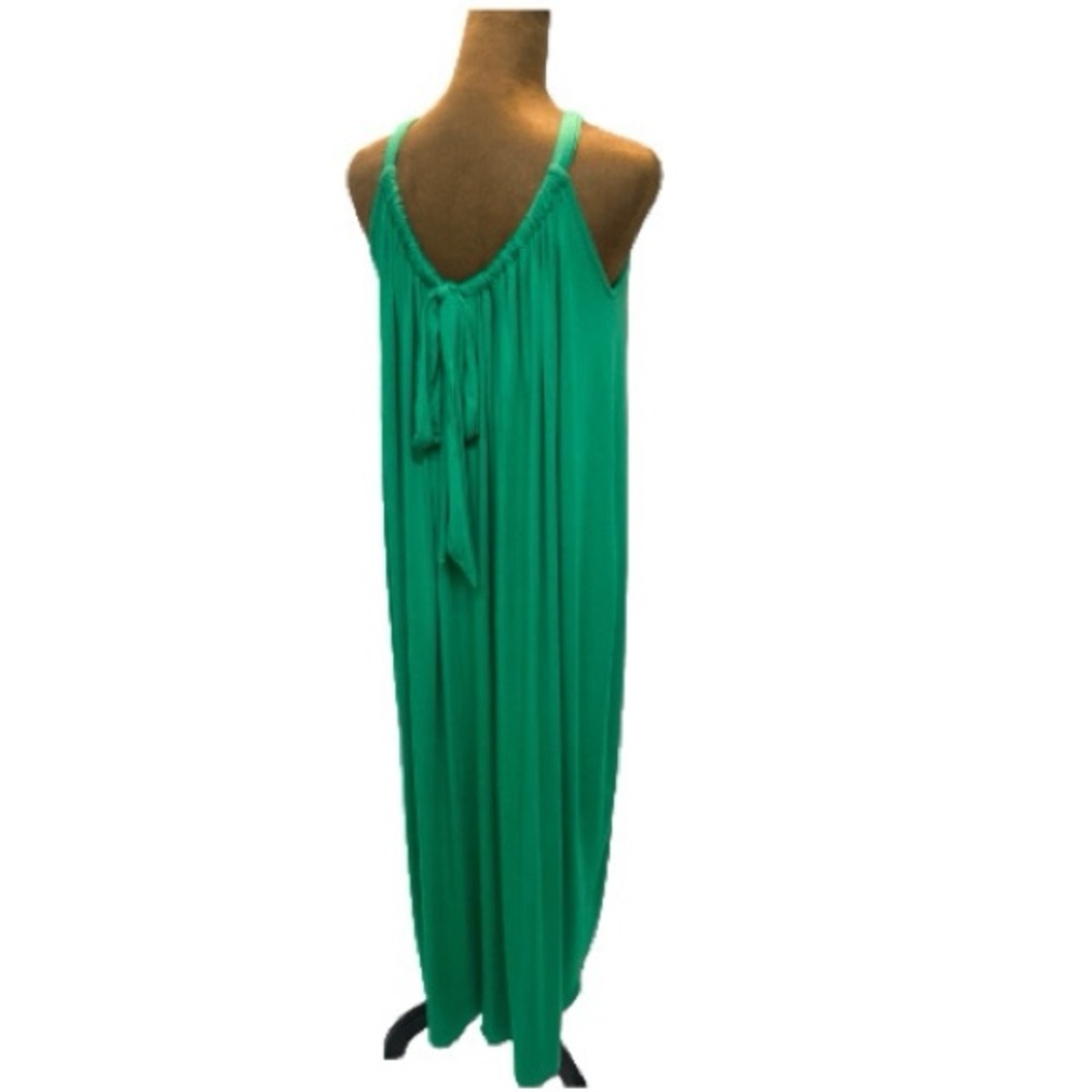 Anthropologie Velvet by Graham & Spencer Green Maxi Dress SM - Picture 2 of 5